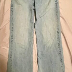 Zara Light Blue Flare Jeans